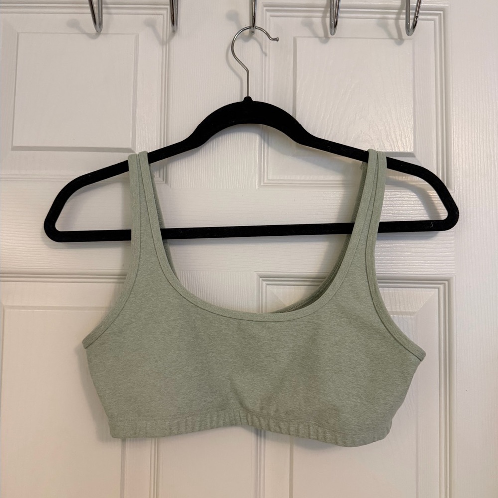 TNA Scoop Bralette in Sage